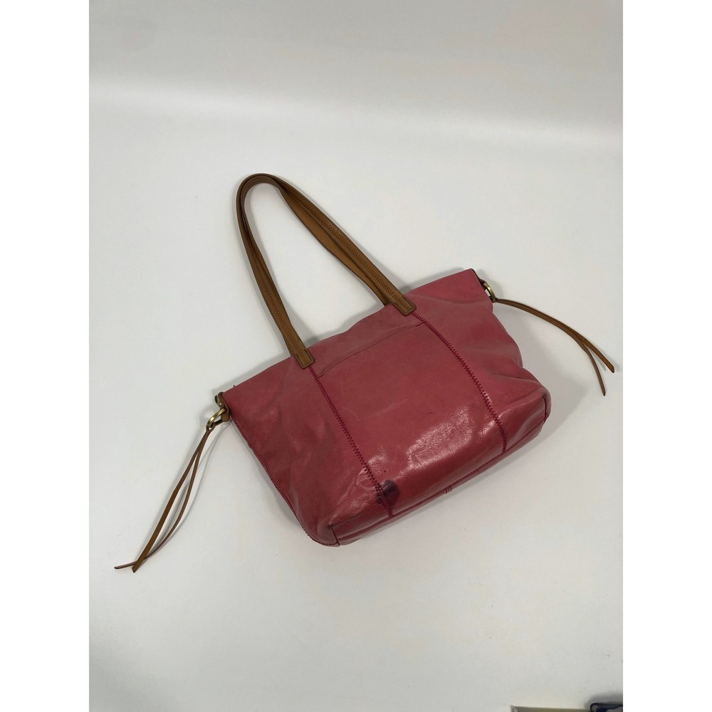 Hobo Cecily Genuine Leather Tote Hand Bag Purse 13x9 Pink Pockets